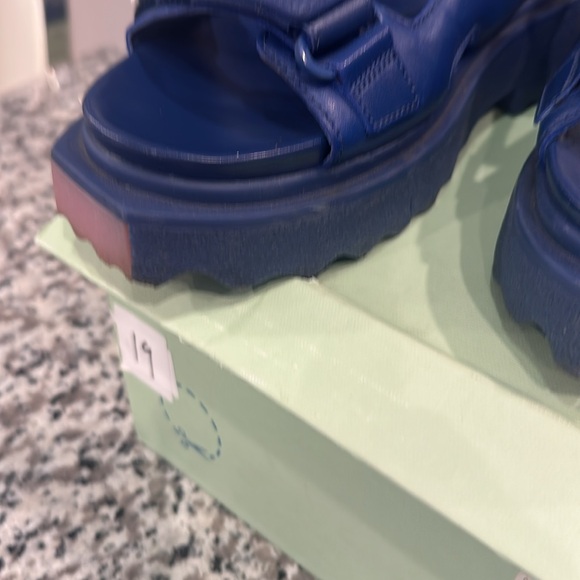 Women Blue Sandals - Picture 10 of 17